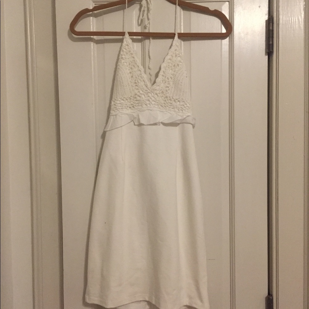 White halter Mura Boutique Dress